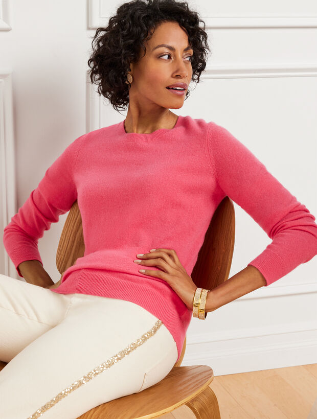 Cashmere Crewneck Sweater Talbots