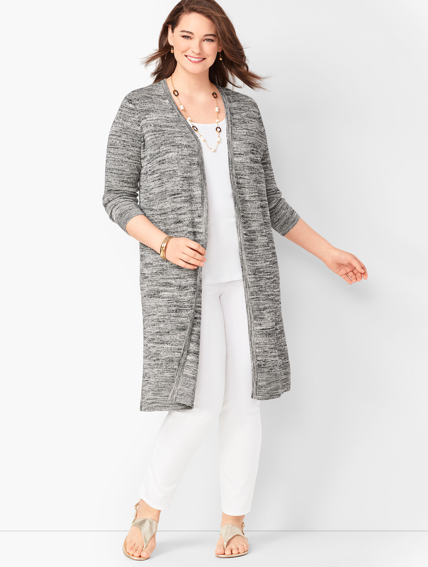 Lightweight Duster  - Marled