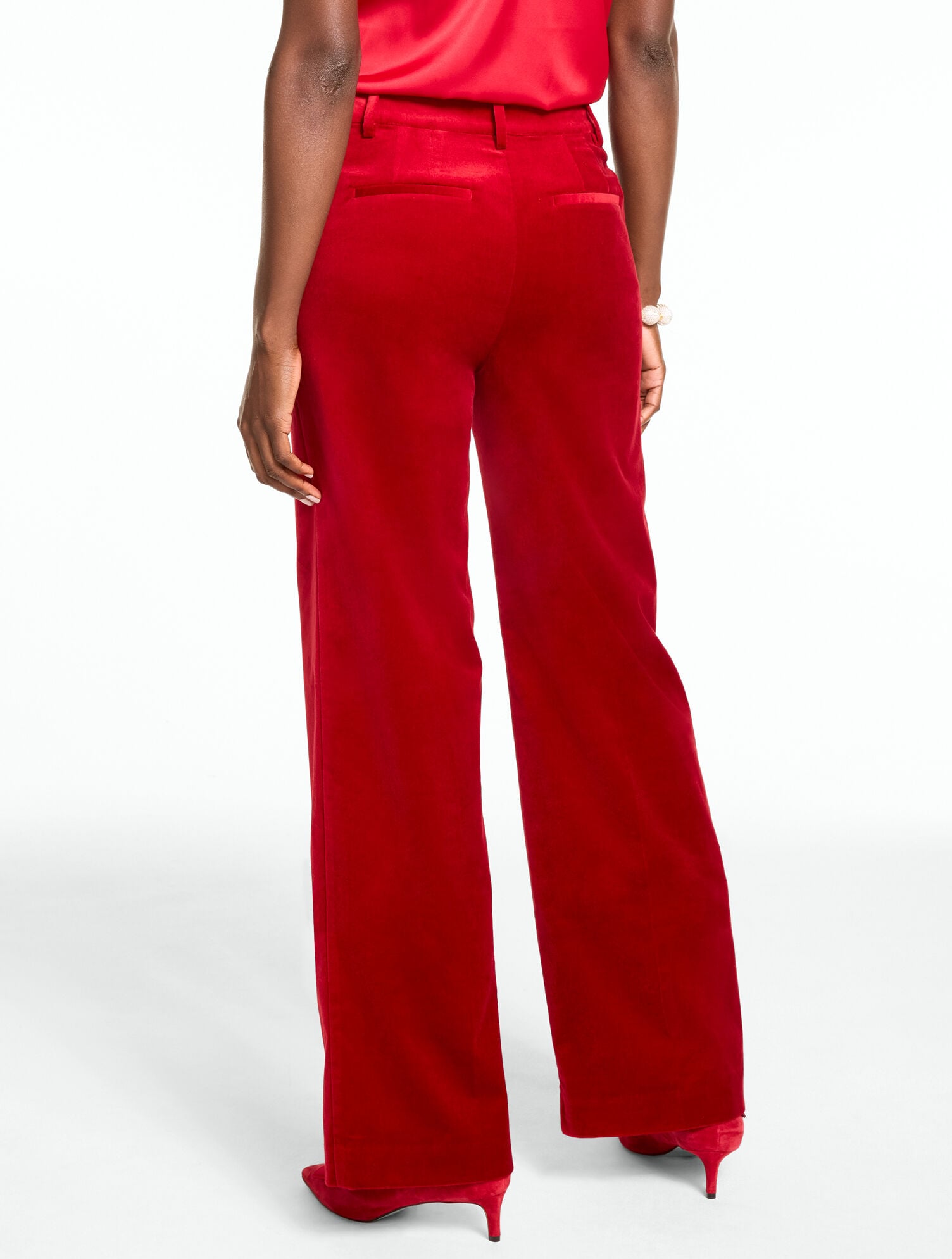 Velveteen Wide Leg Pants