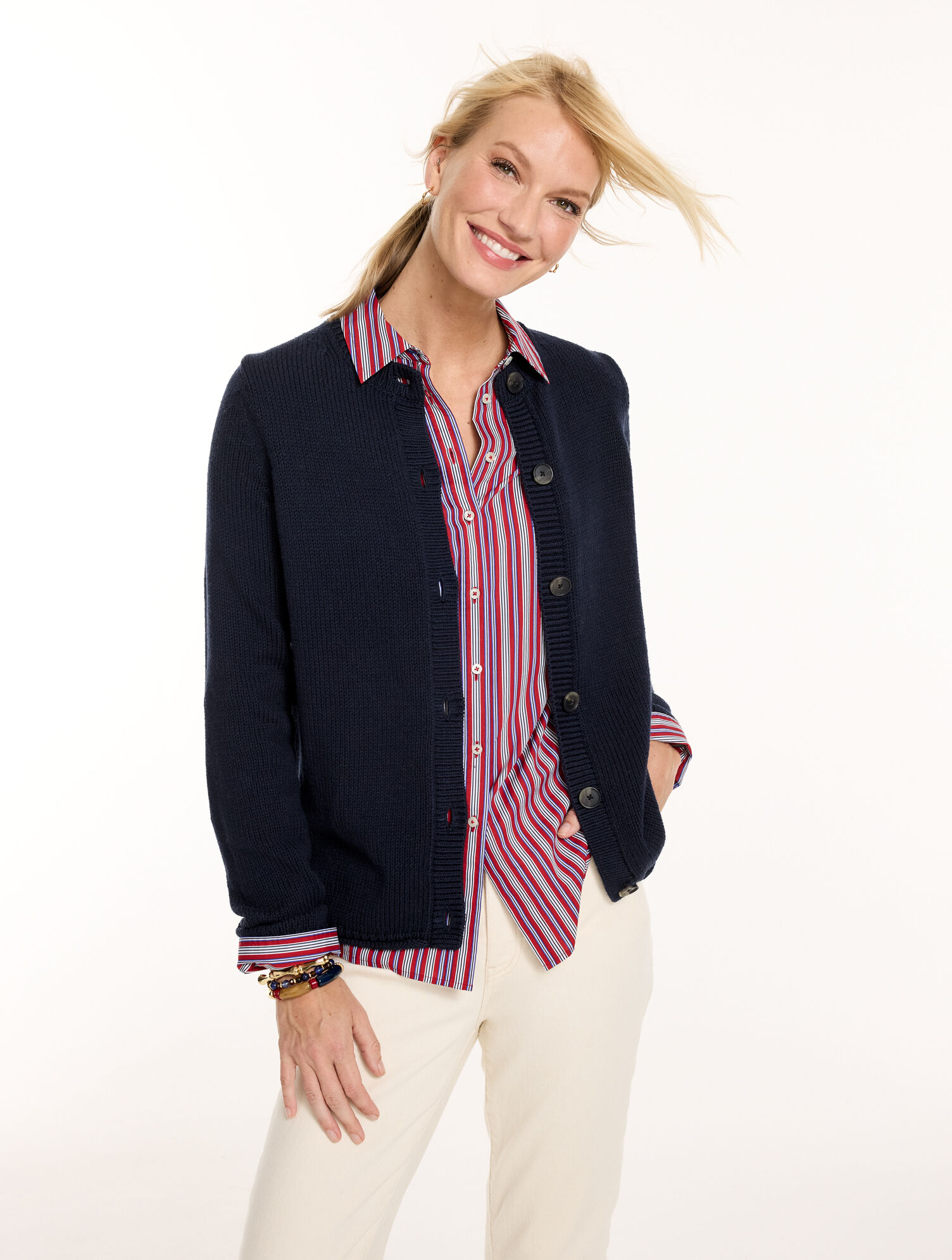 Roll Edge Cardigan