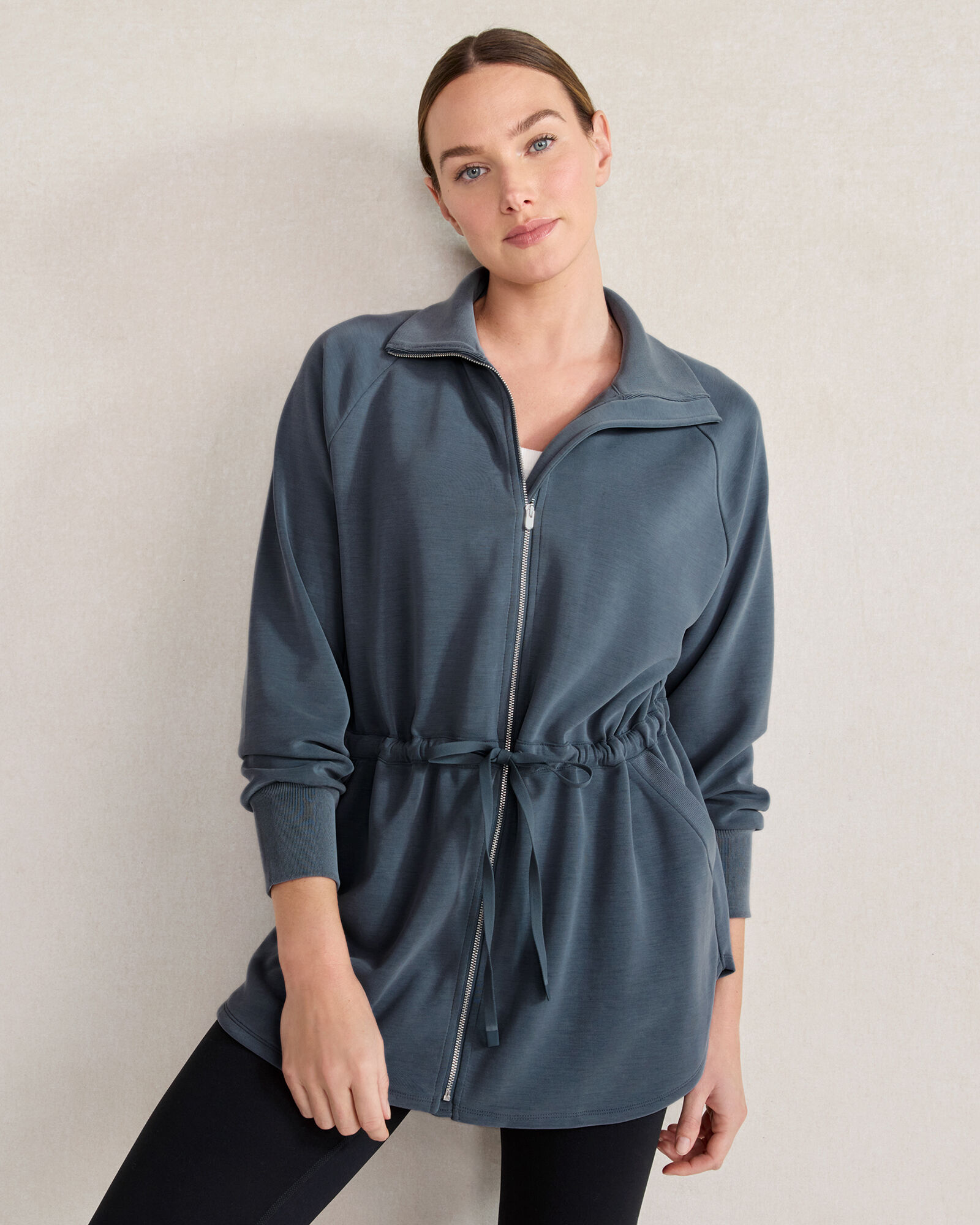 Balance Double-Knit Drawstring Jacket