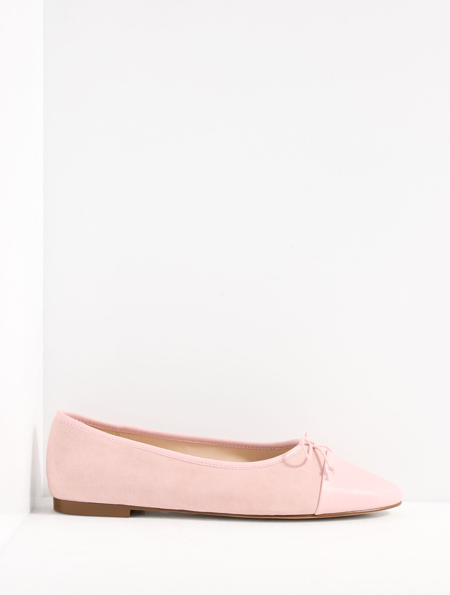 Ansly Nappa Suede Ballet Flats - thumbnail 3