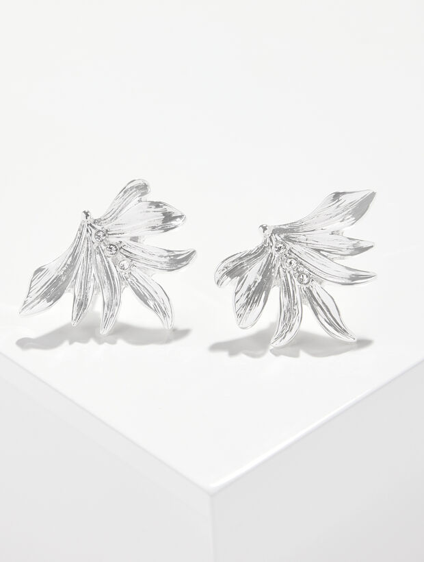 Palm Leaf Stud Earrings