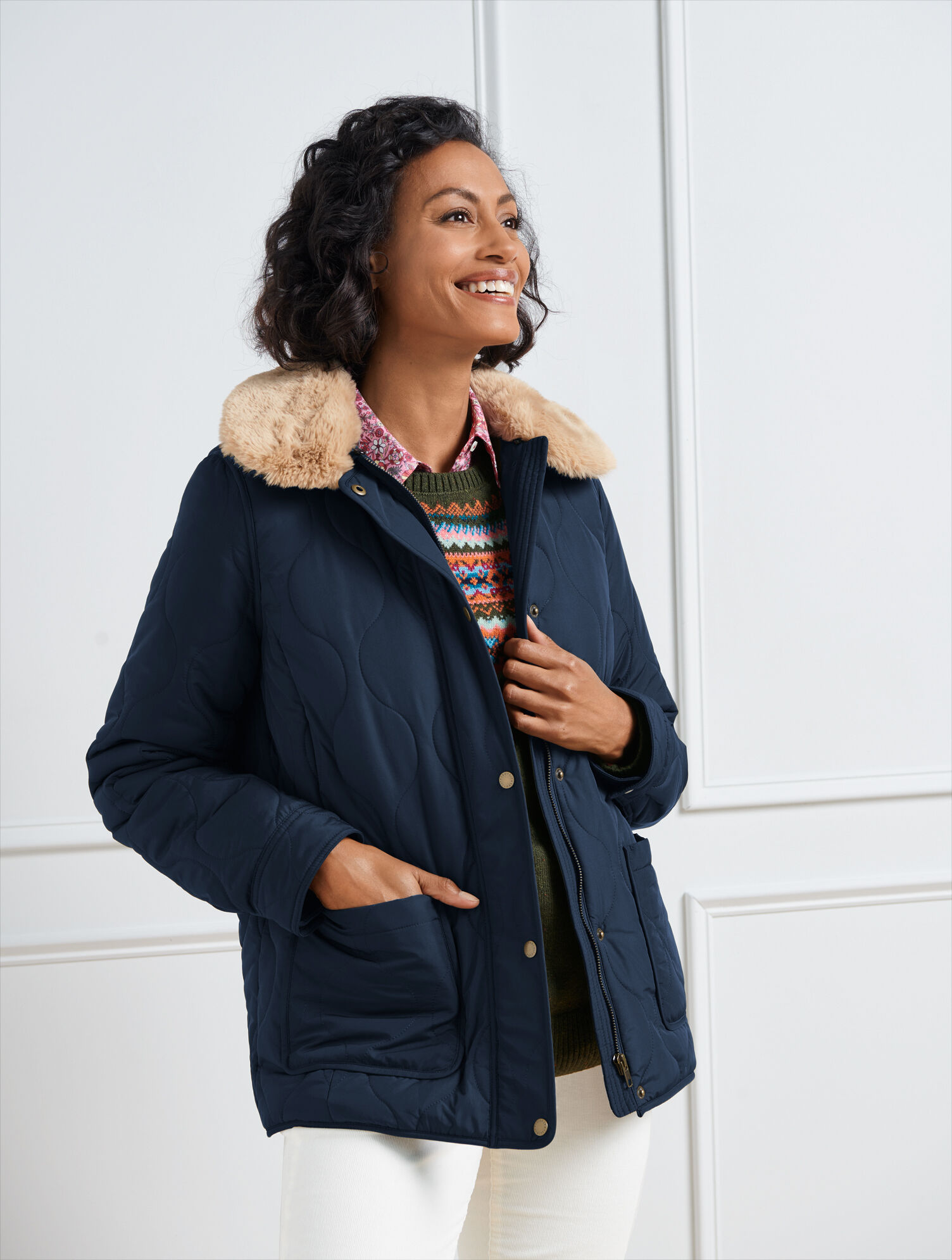 Quilted Bomber Jacket