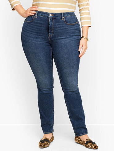 Plus Size Exclusive Straight Leg Jeans - Chesapeake Wash