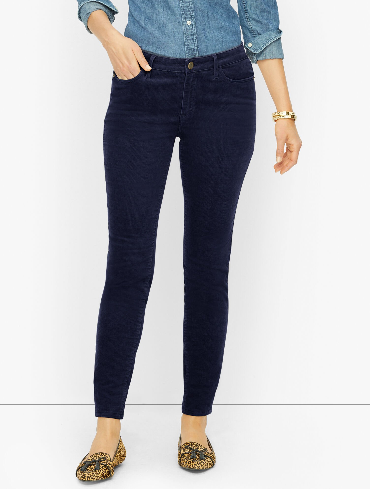 Stretch Corduroy Jegging  - Curvy Fit