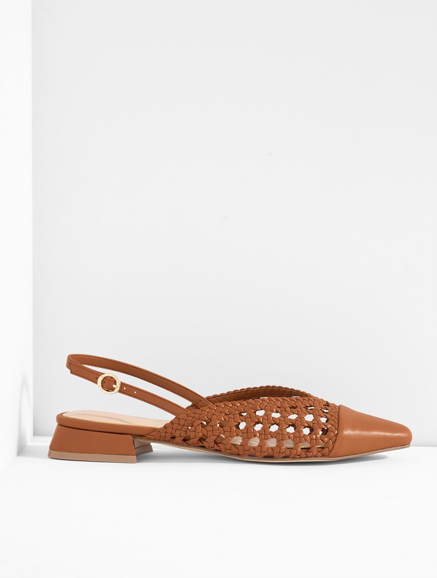 Stacey Woven Slingback Flats