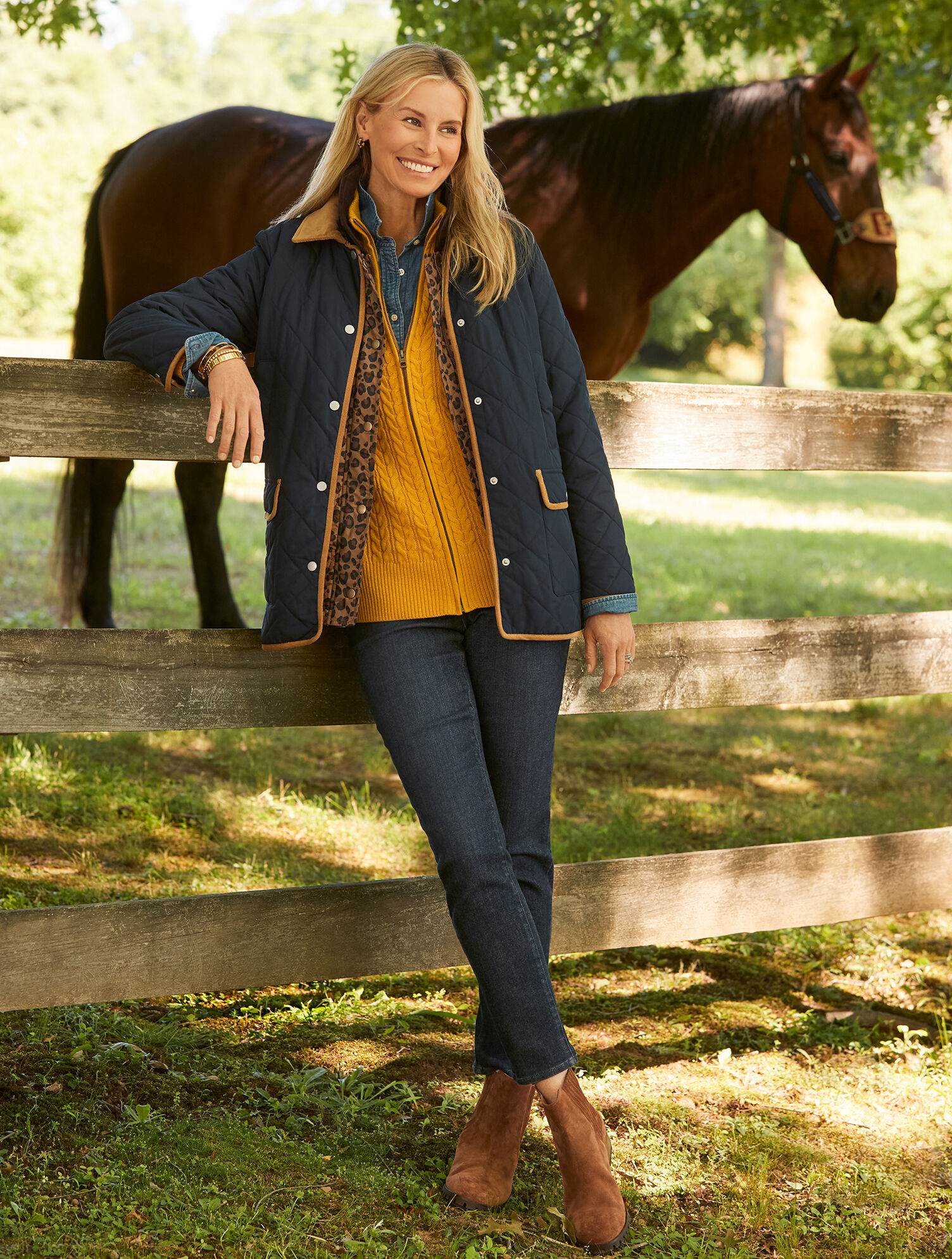 Slim Ankle Pull-On Travel Jeans - Emmy Wash - thumbnail 5