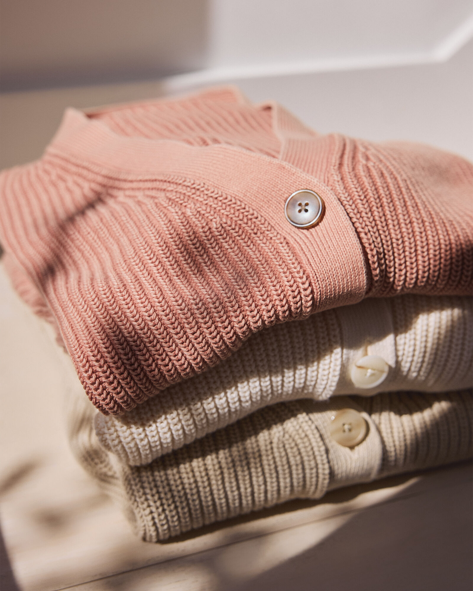 Organic Cotton Shaker Stitch Cardigan | Haven Well Within