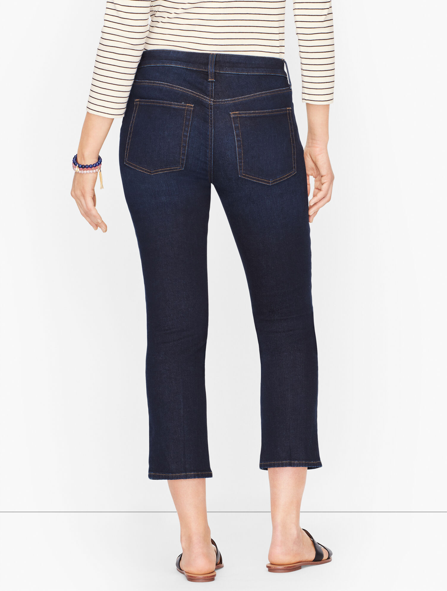 Crop Flare Jeans - Regatta Wash