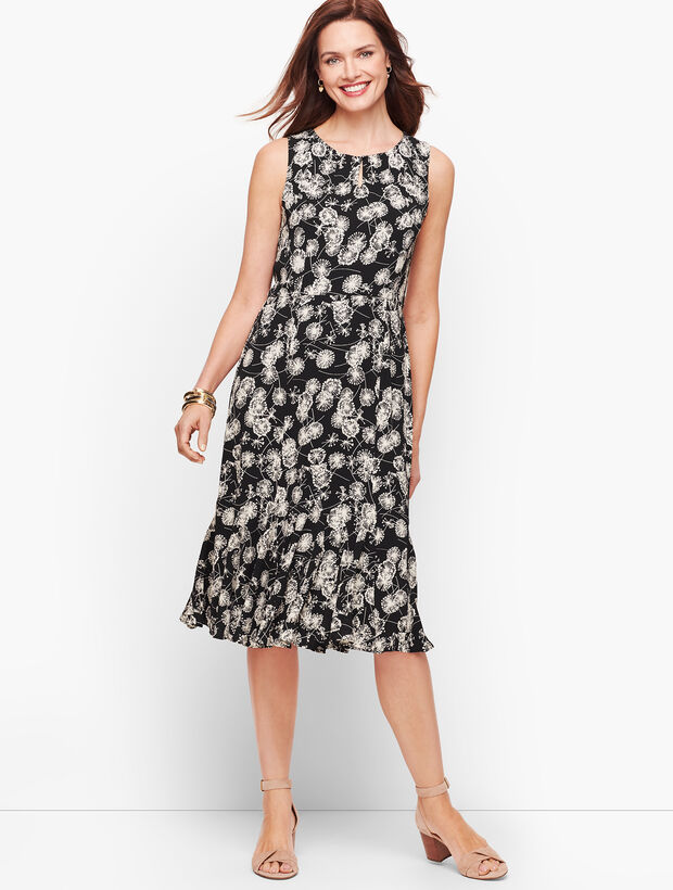 Sleeveless Fit &amp; Flare Dress