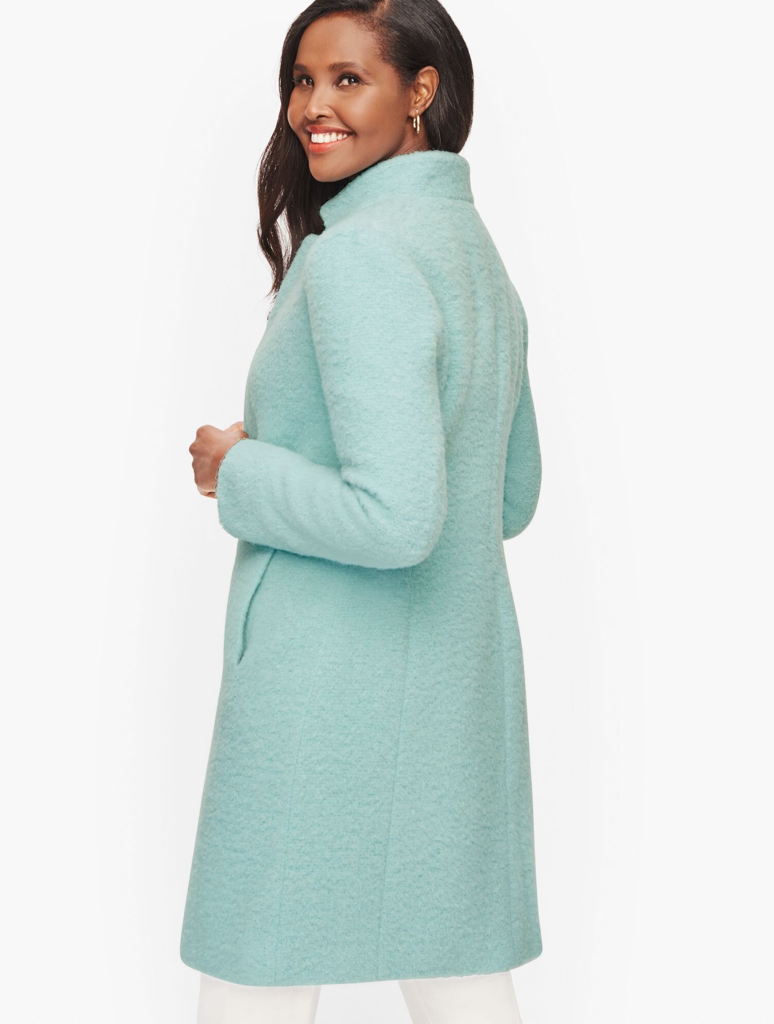 Brushed Wool Coat