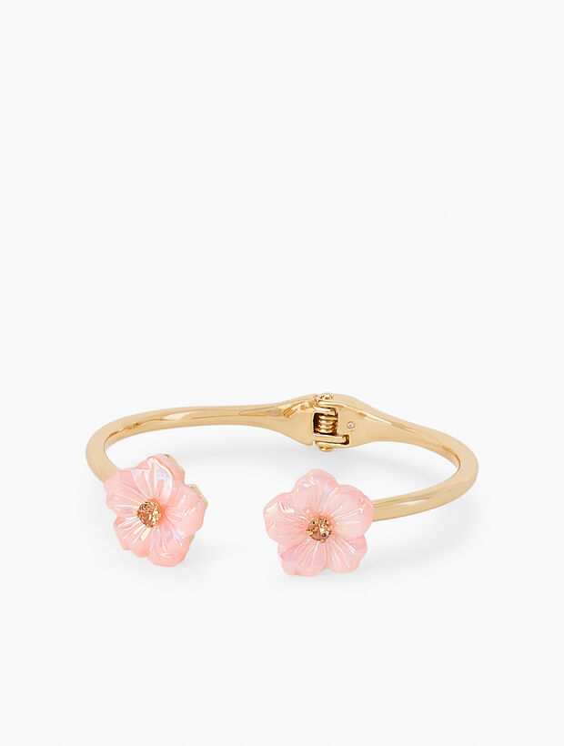 Carved Flower Bangle
