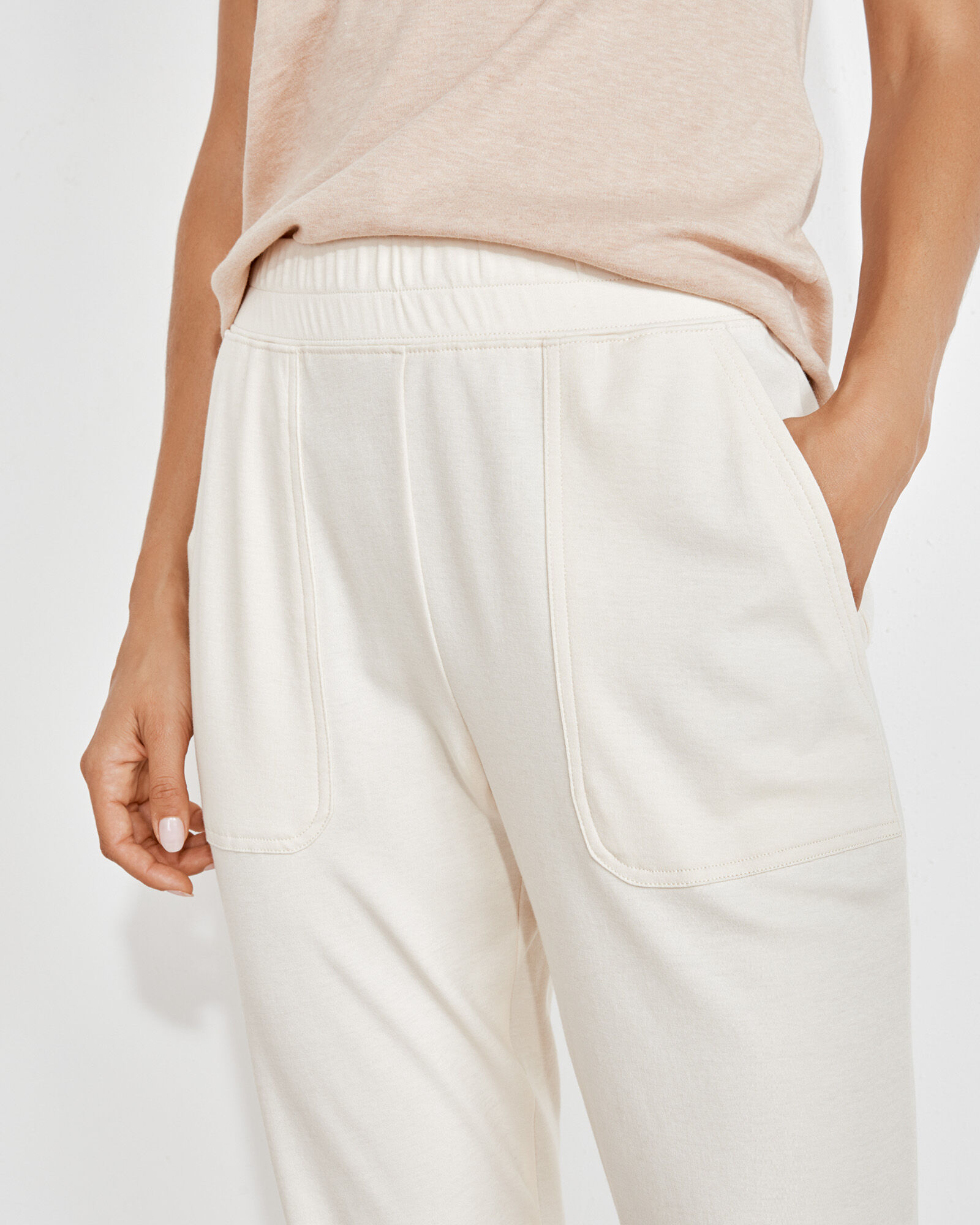 Organic Cotton Interlock Joggers