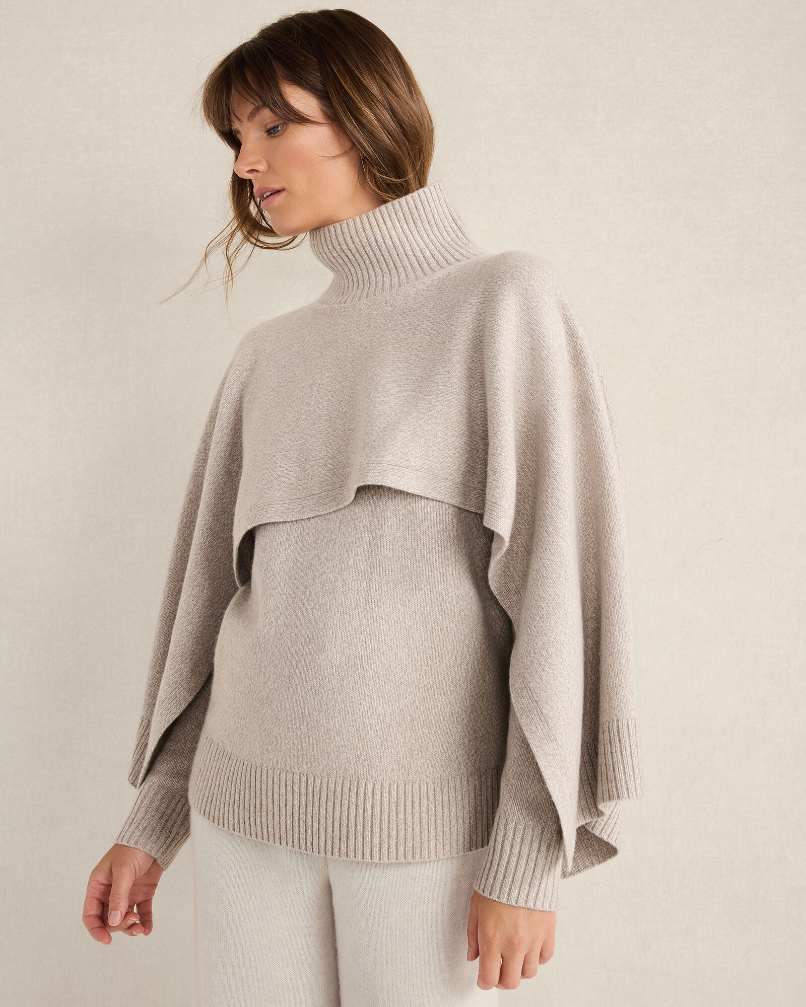 Wool Blend Sweater Set