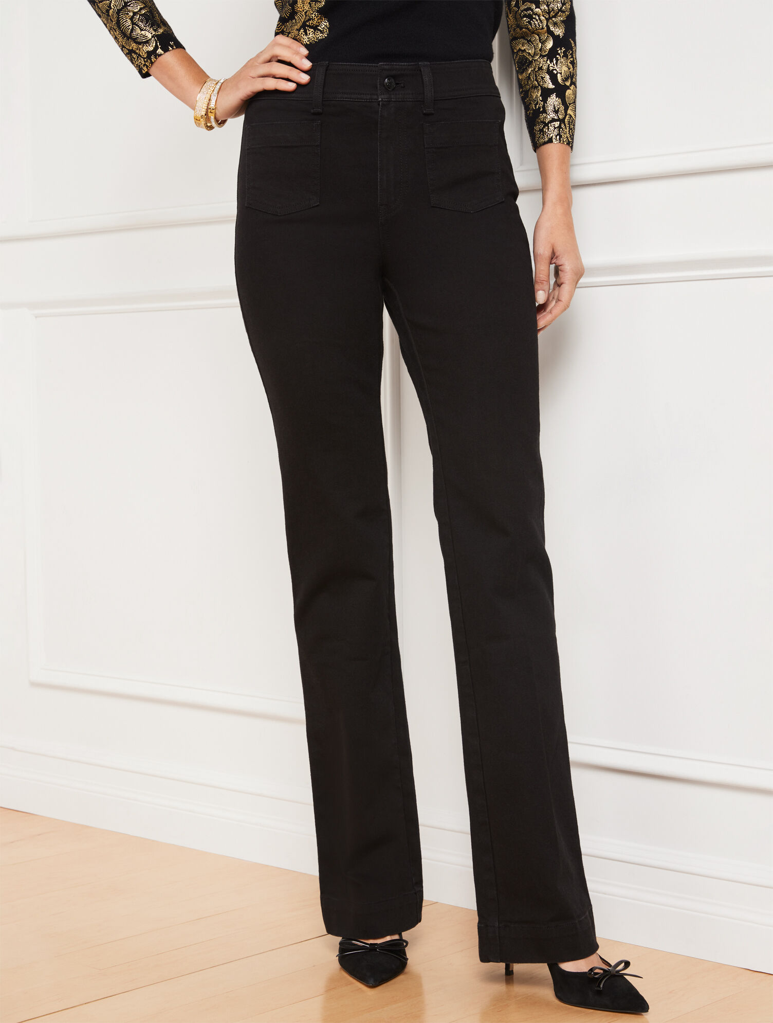 High Waist Flare Leg Jeans