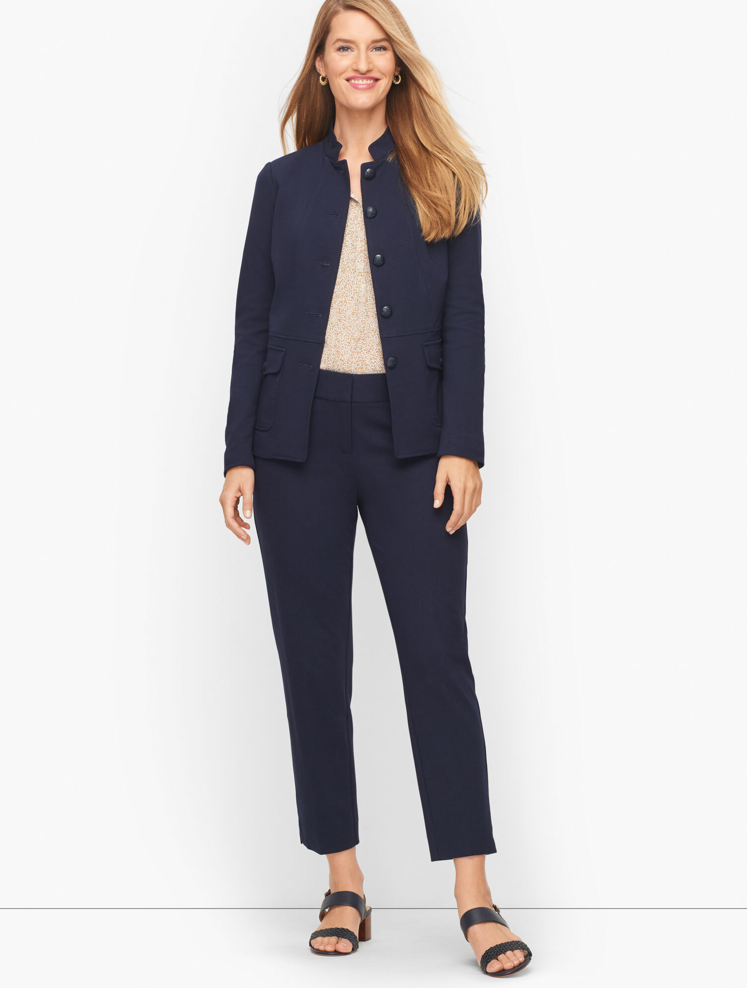 Refined Ponte Knit Jacket