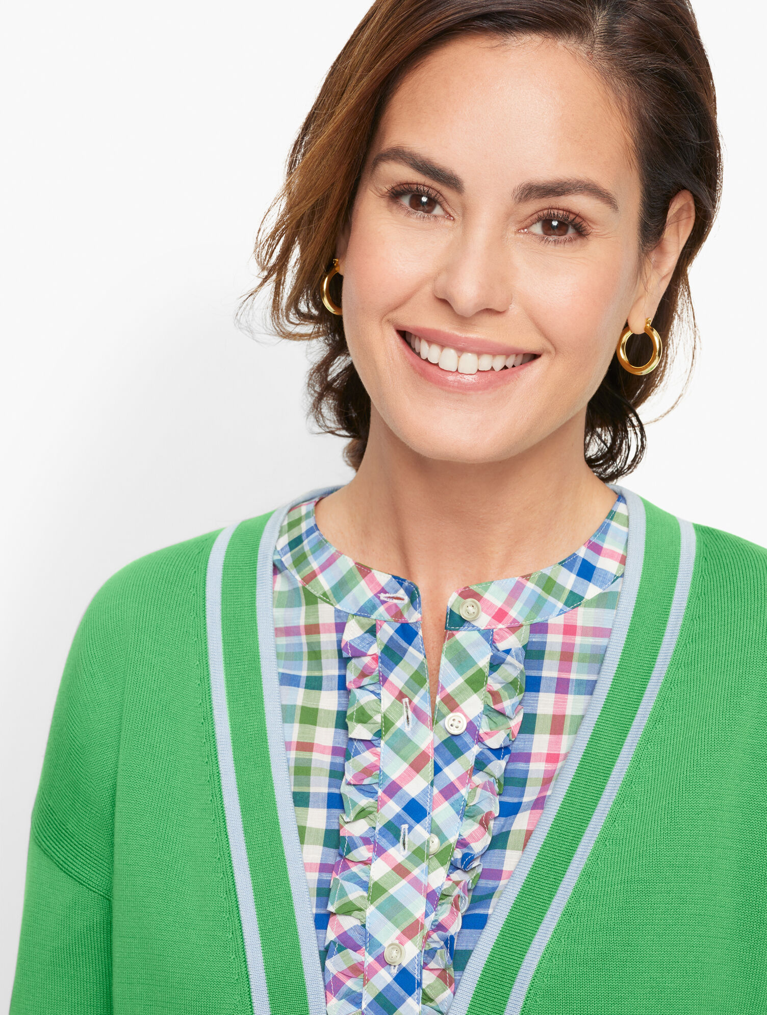 Girlfriend Cardigan - Tipped