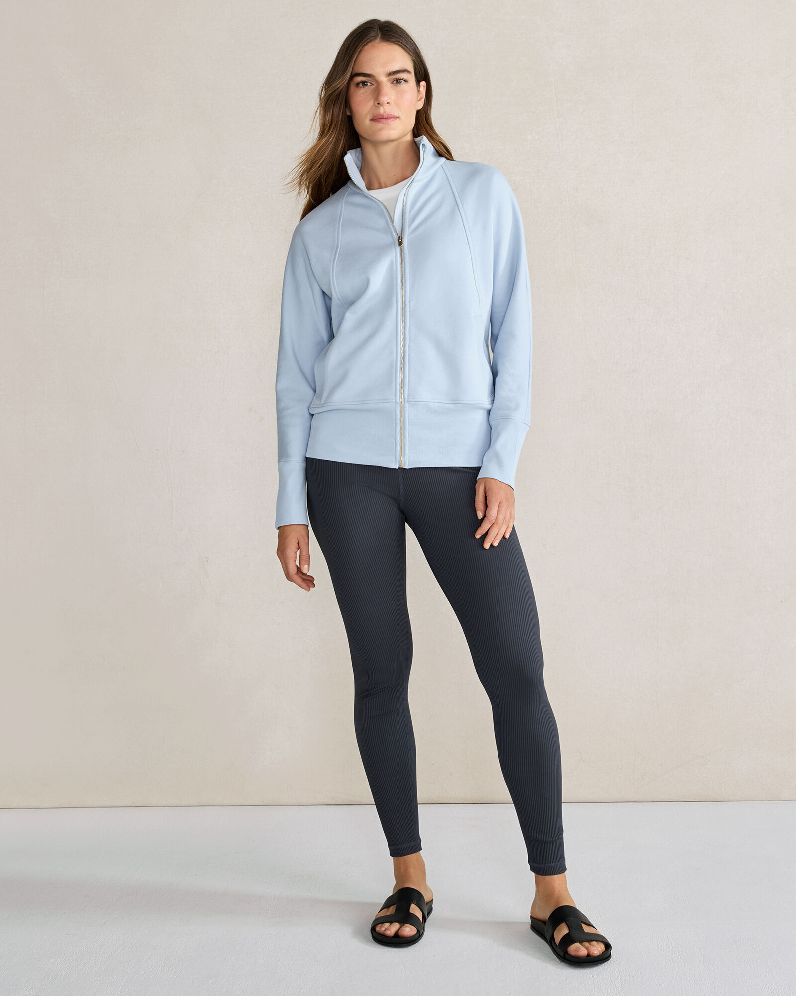 Organic Cotton Terry Full-Zip Jacket