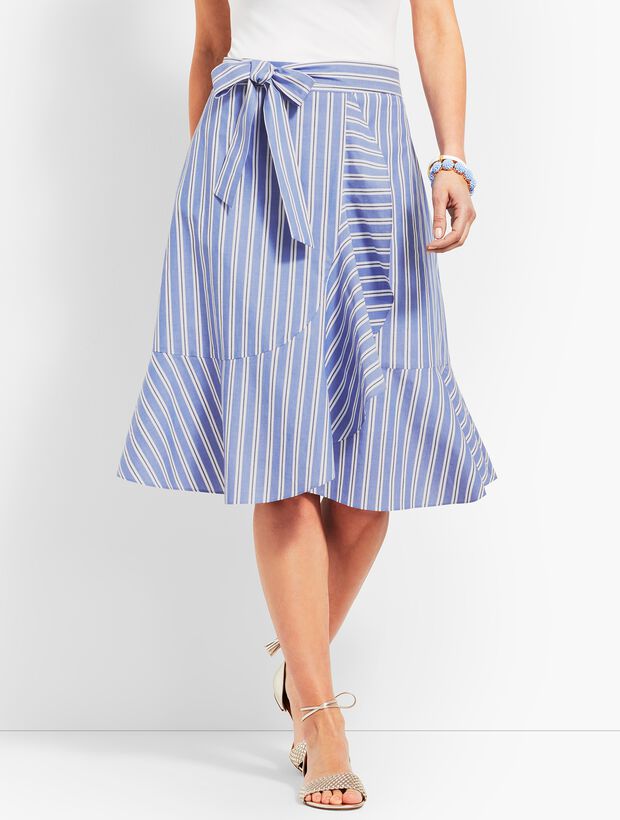 Ruffle Stripe Skirt