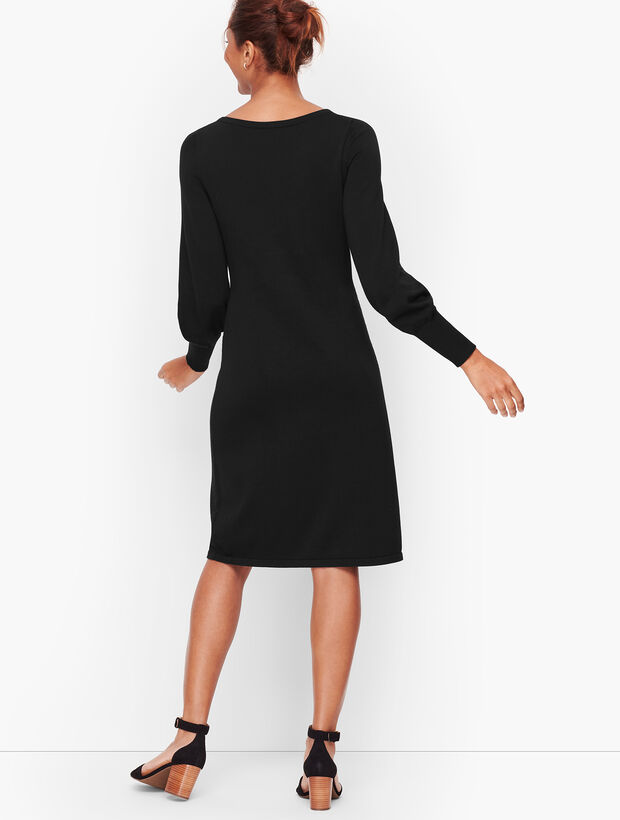Poet Sleeve Sweater Dress