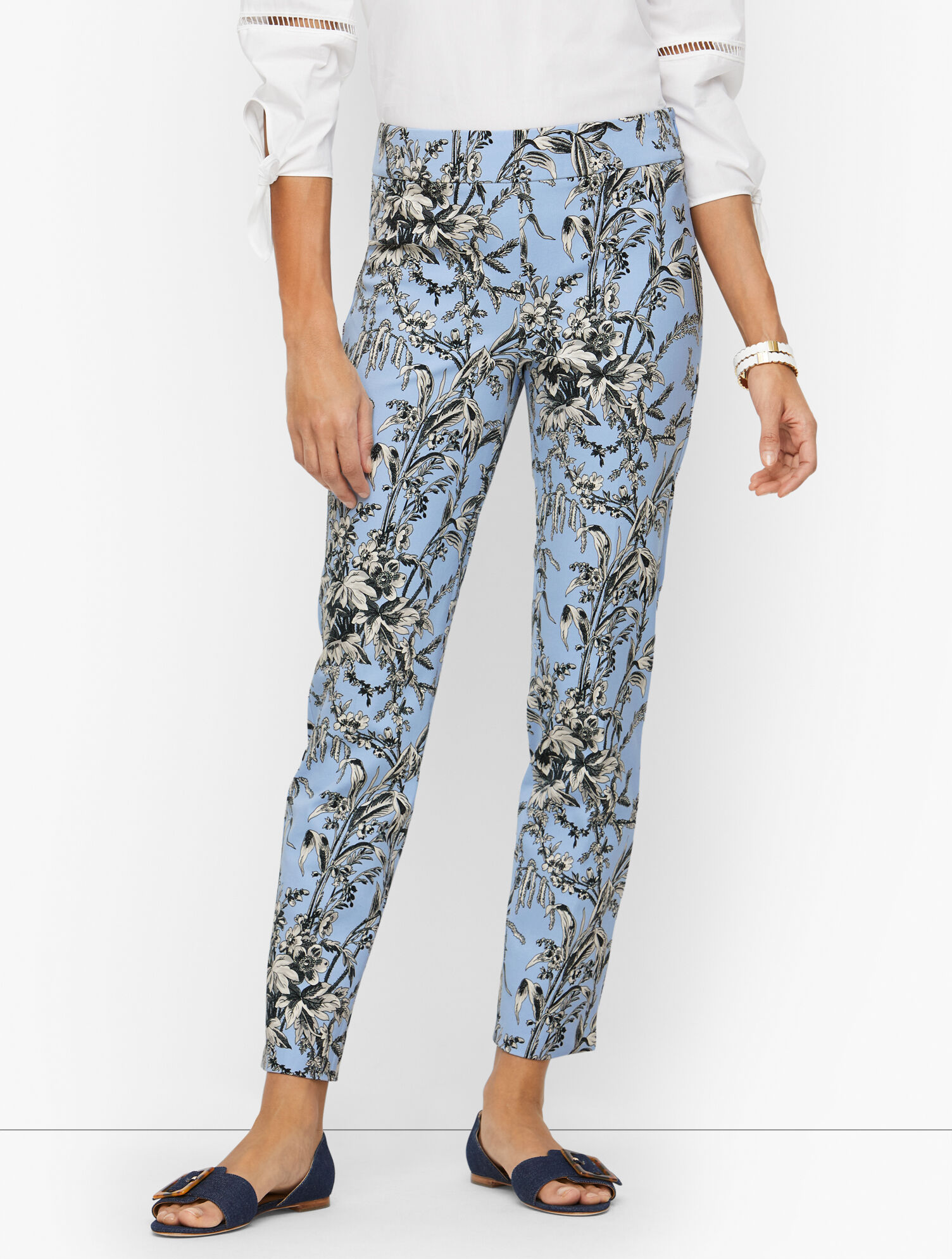 Talbots Chatham Ankle Pants - Etched Toile