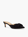 Erica Bow Mules - Suede