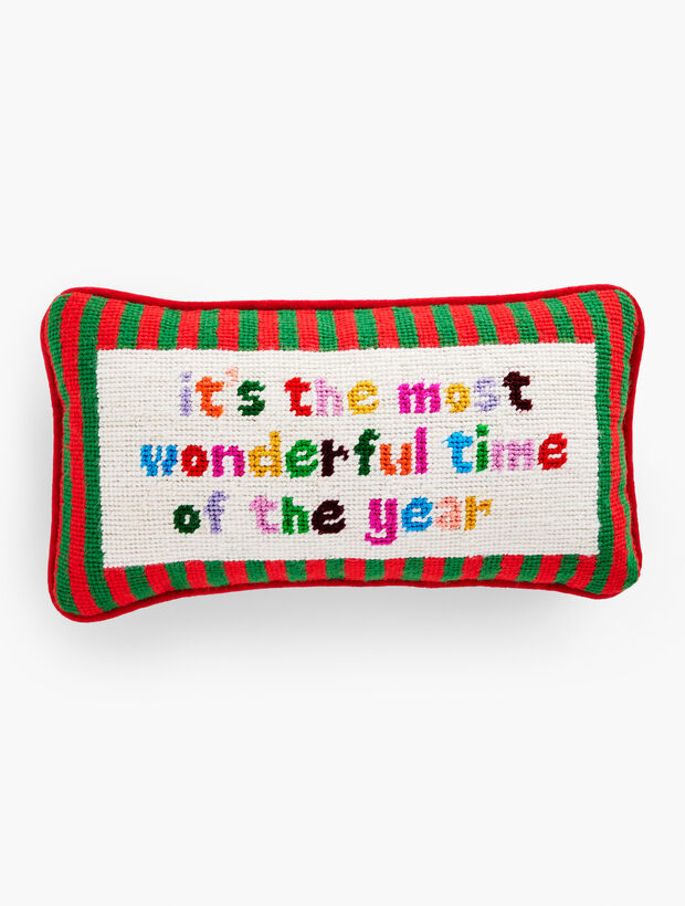 The Most Wonderful Time Pillow By Furbish Studios