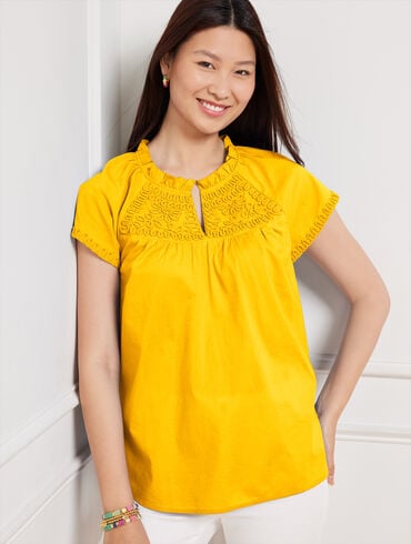 Embroidered Top