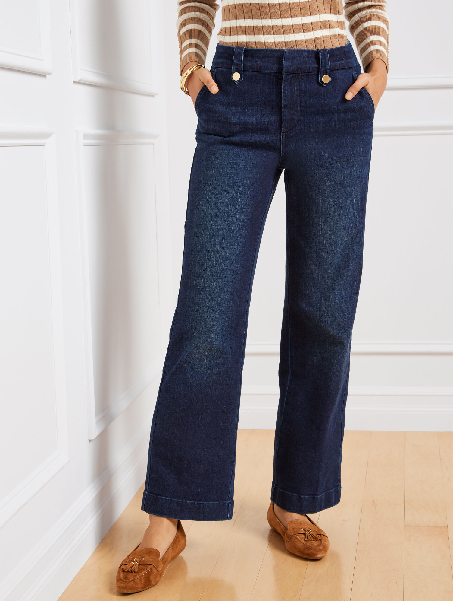 Wide Leg Jeans - Moonlit Wash