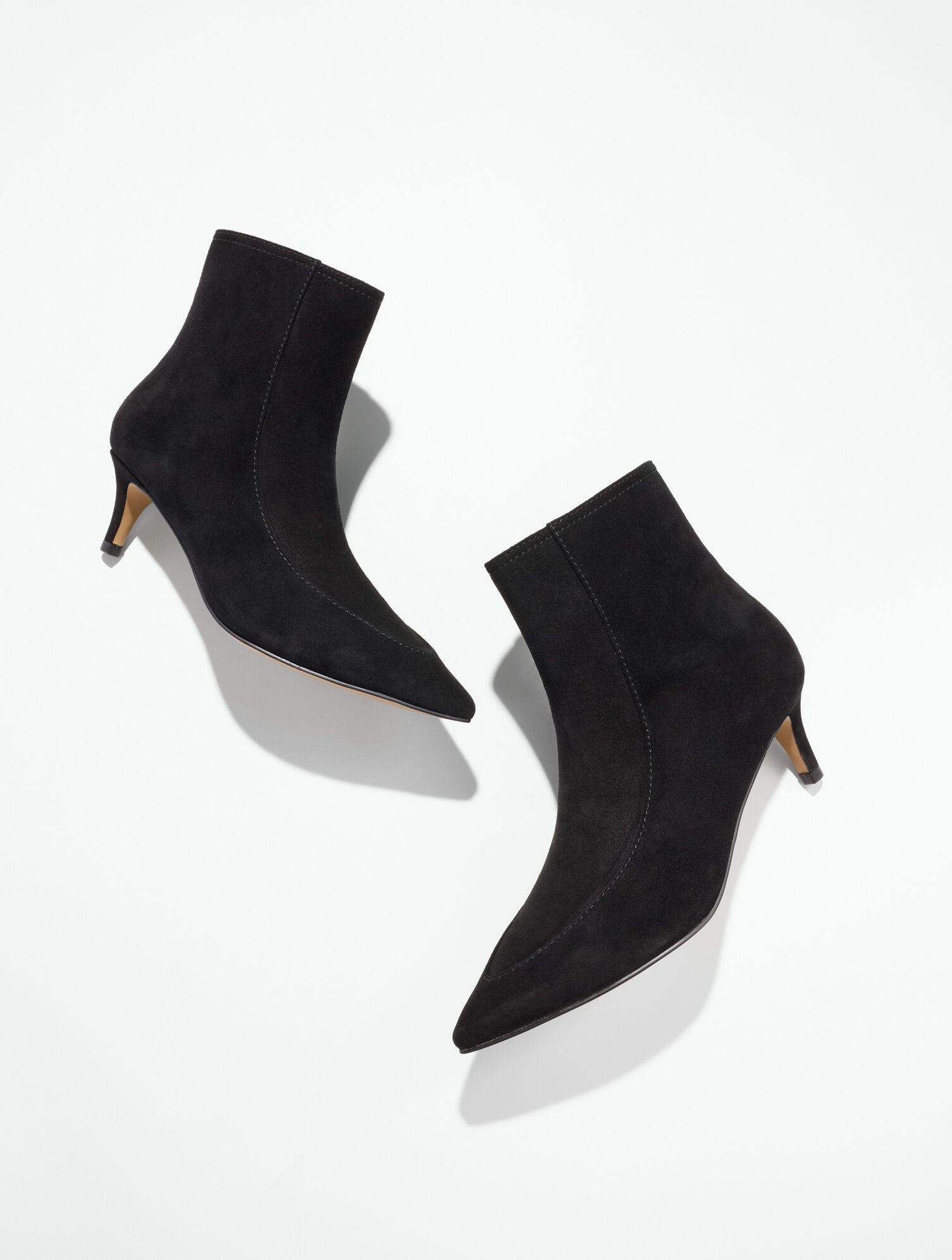 Kait Suede Flare Ankle Boots