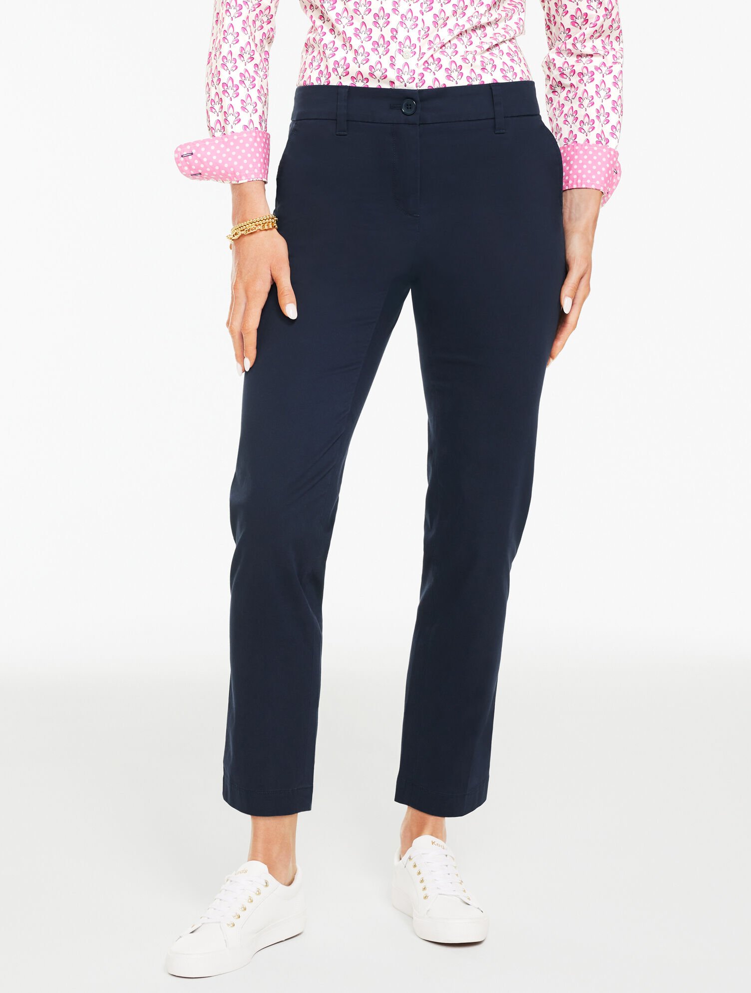 Heritage Twill Perfect Crops - Curvy Fit