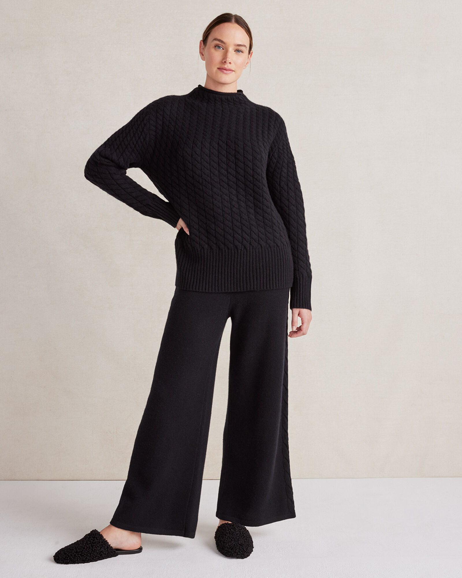 Cashmere Wide Leg Pants | Haven Well Within