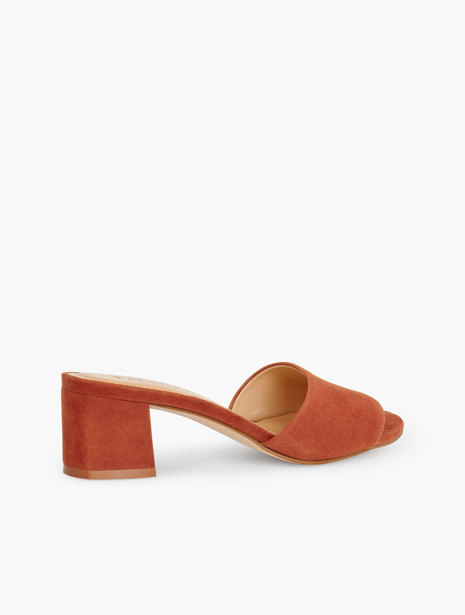 Georgia Suede Block Heel Slides