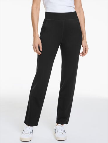 Women's Black Pull On Pants | Talbots Women's Black Pull On Pants | Talbots
