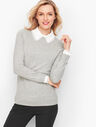 Lace Collar Sweater