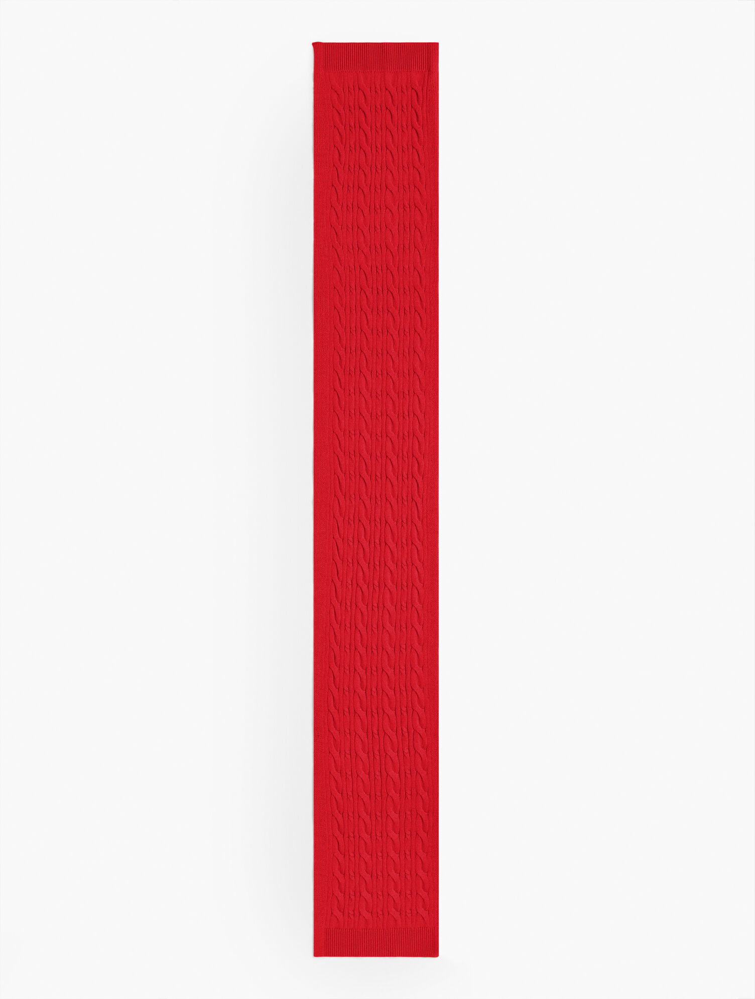 Soft Cable Knit Scarf