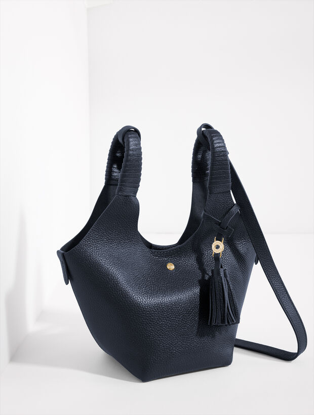 Pippa Pebble Leather Crossbody Bag