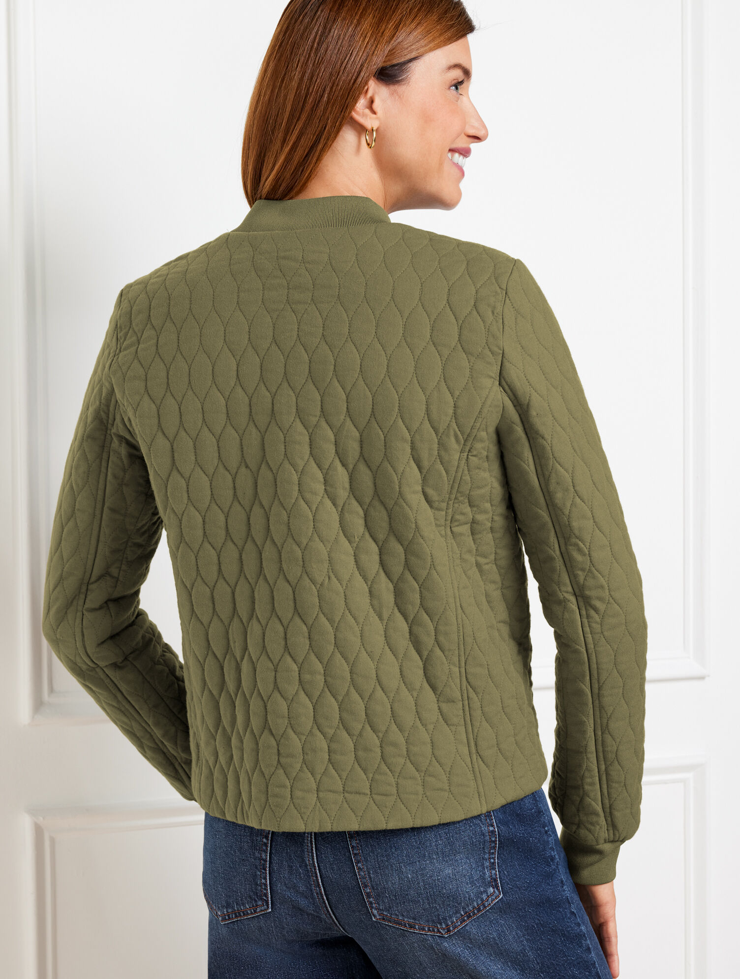 Quilted Bomber Jacket