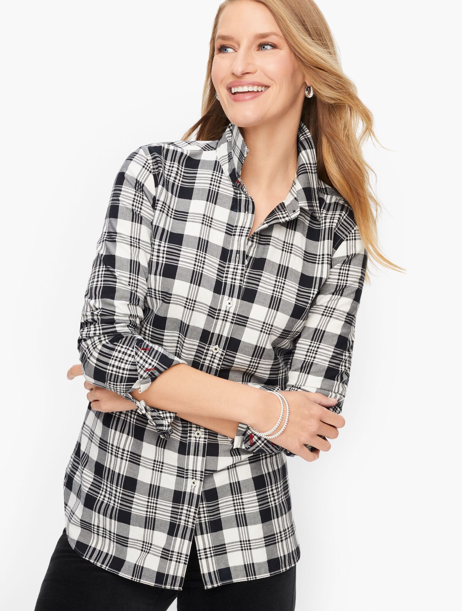Classic Cotton Shirt - Casual Plaid | Talbots