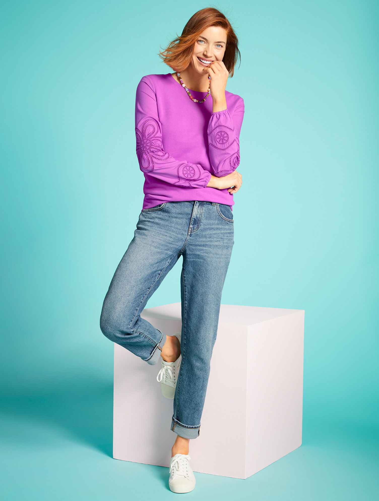 Tabitha | Women's Long Sleeve Crewneck Sweatshirt main image 0