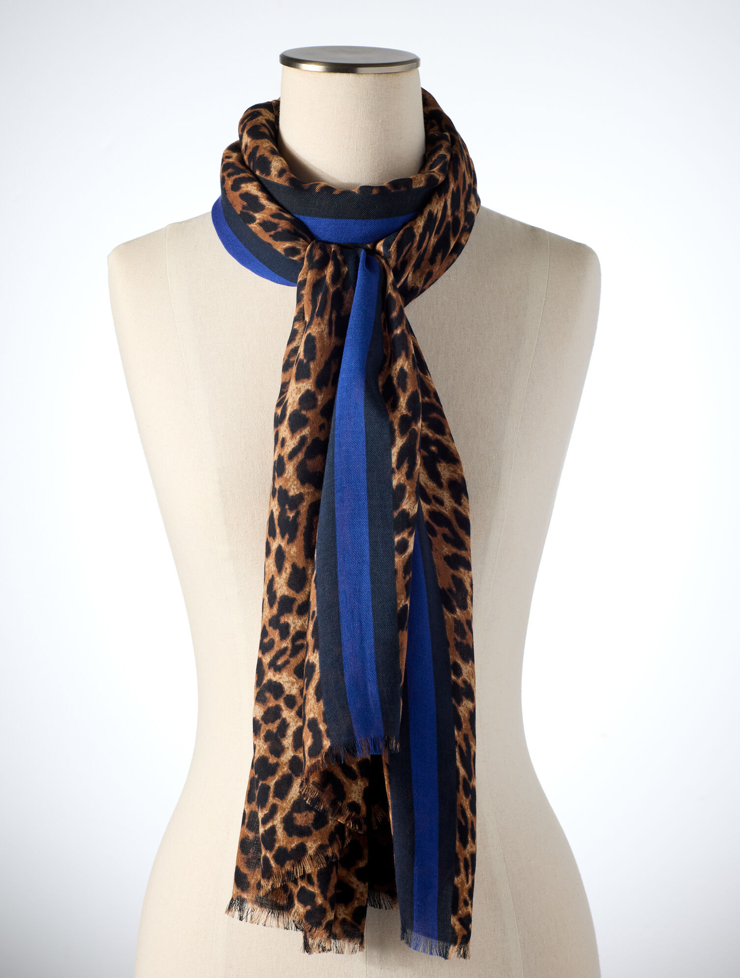 Spectacular Leopard Oblong Scarf