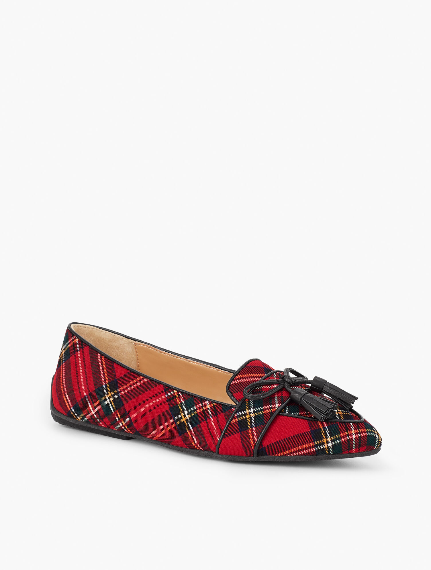 Francesca Driving Flats - Tartan