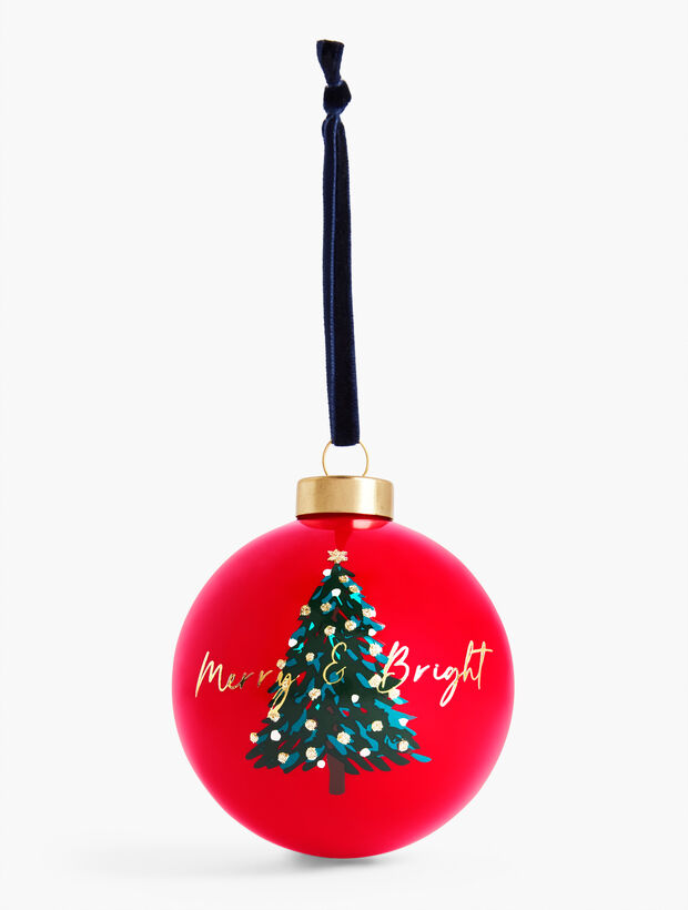 Merry & Bright Ornament Set of 2