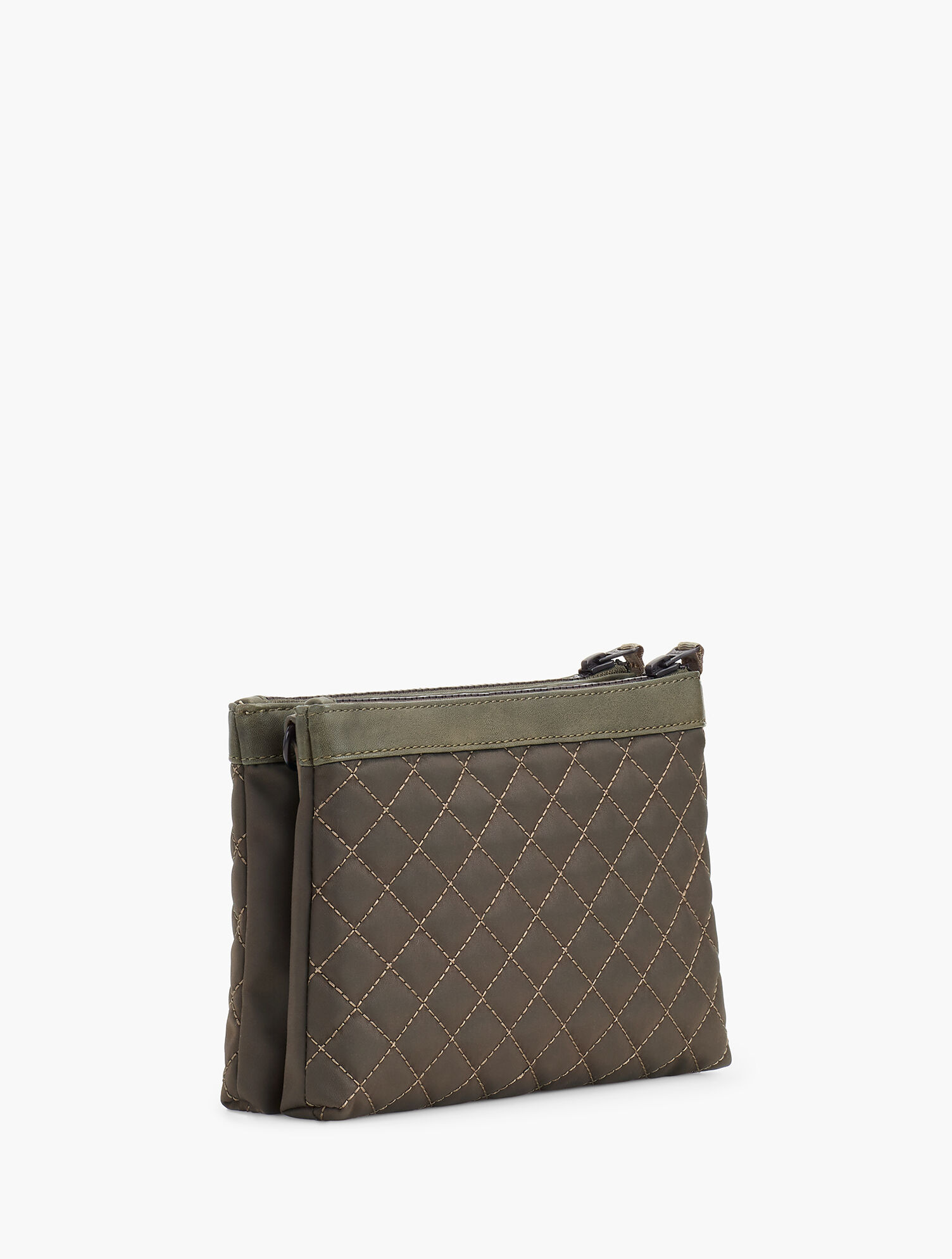 Quilted Nylon Crossbody Bag