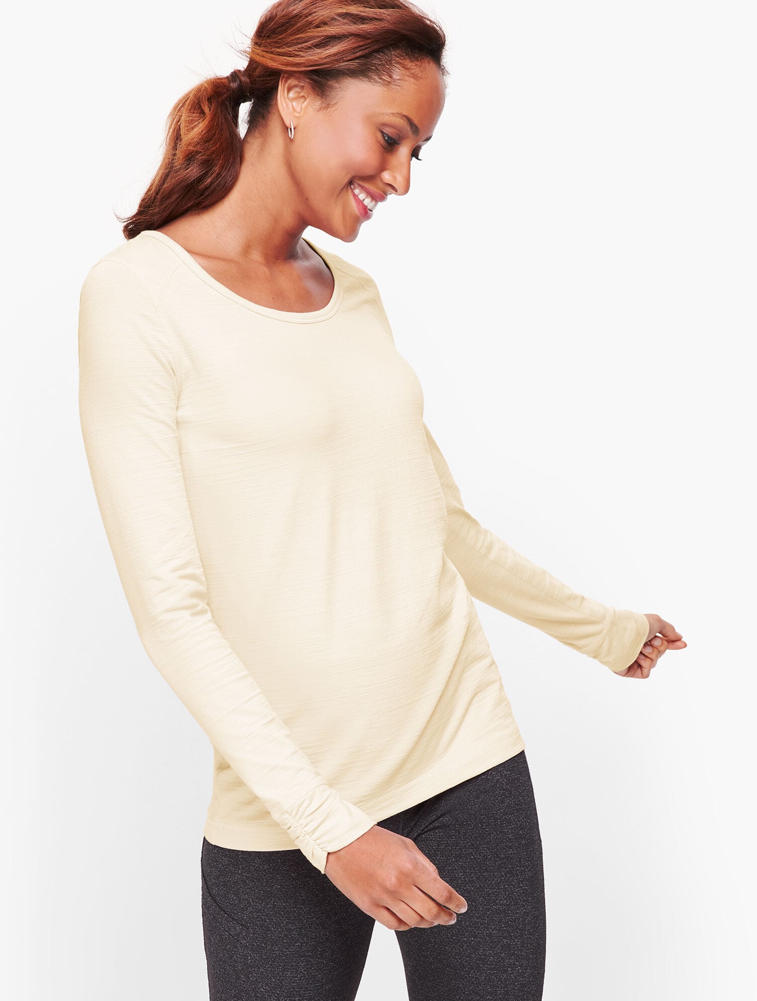 Slub Jersey Long Sleeve Tee