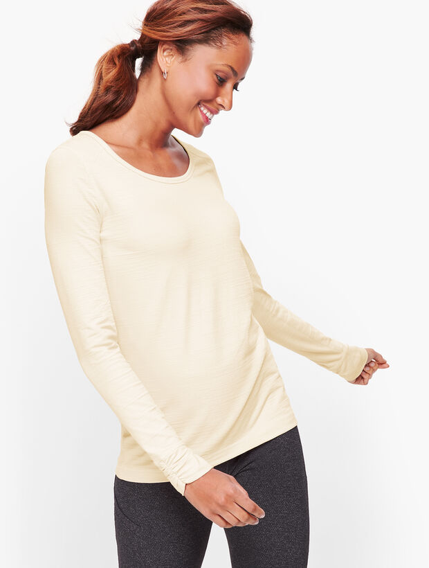 Slub Jersey Long Sleeve Tee
