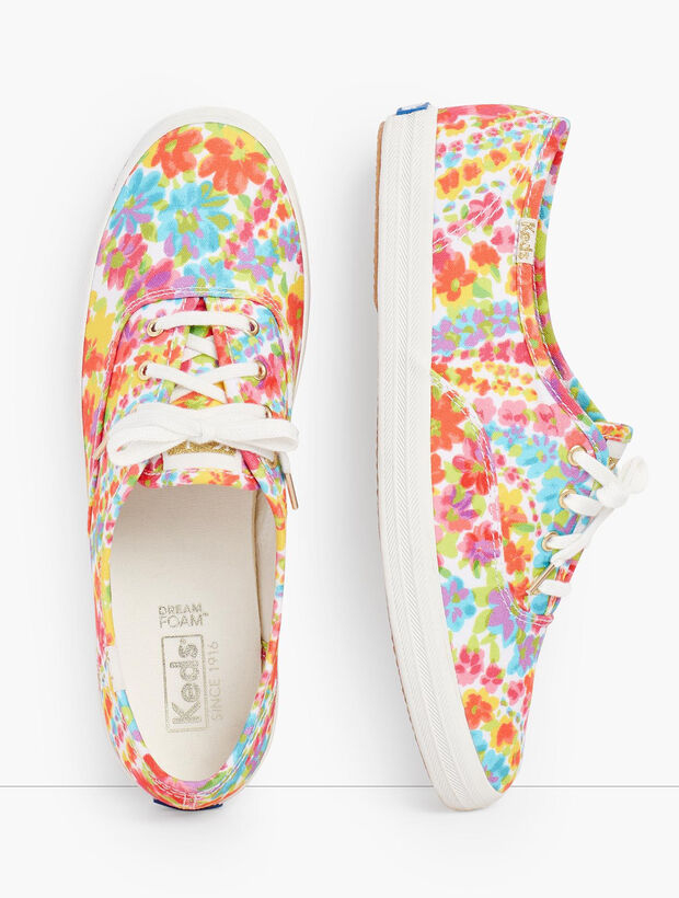 Keds&reg; Champion Sneakers - Talbots Exclusive Floral