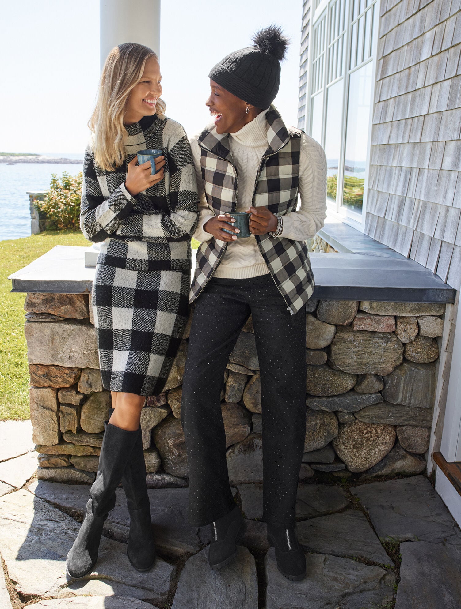 Cable Knit Mockneck Sweater | Talbots