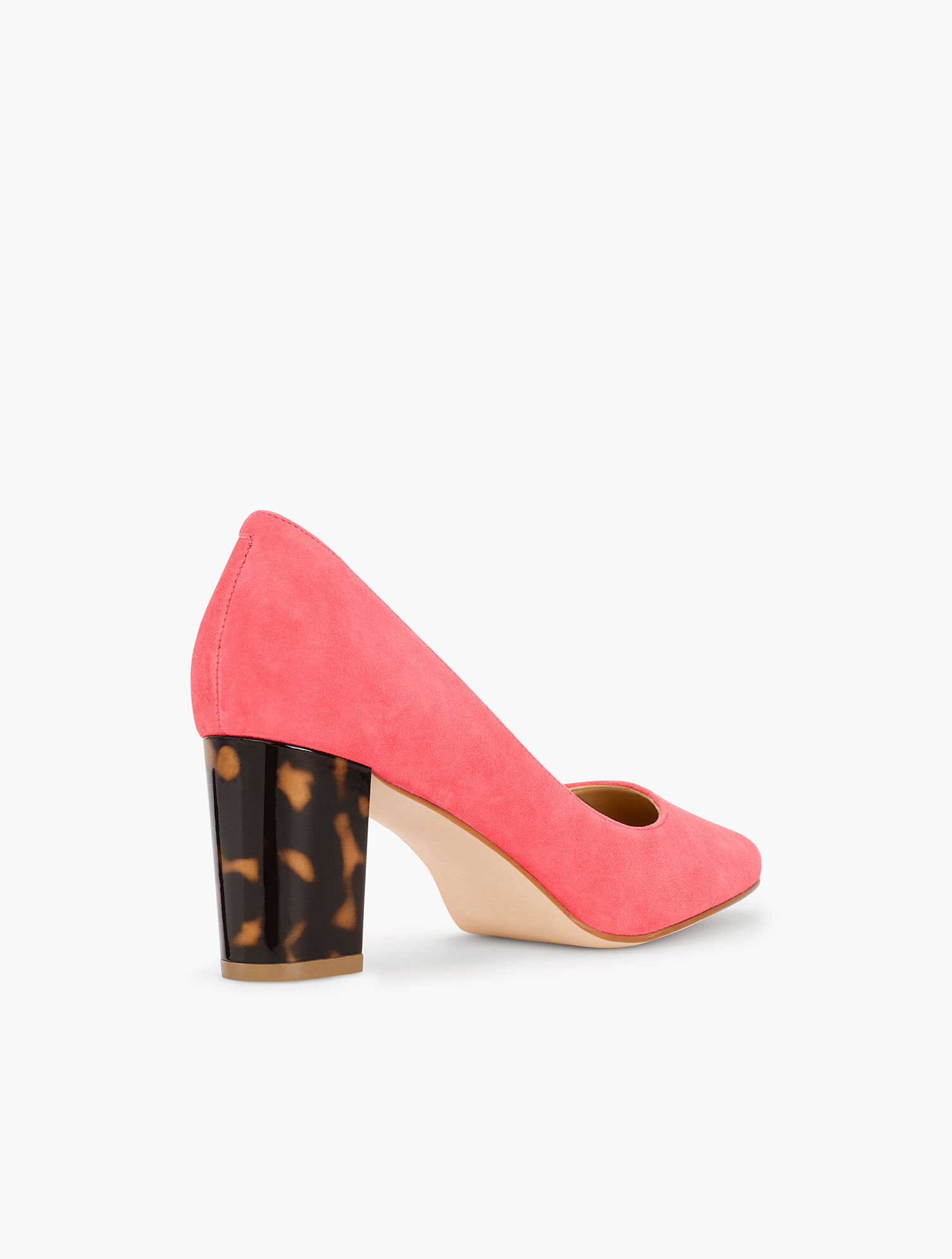 Kelsey Block-Heel Pumps - Suede